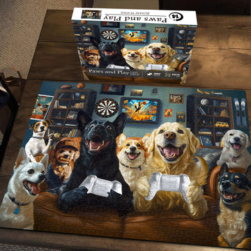 Zampe e gioca a puzzle puzzle 1000 pezzi